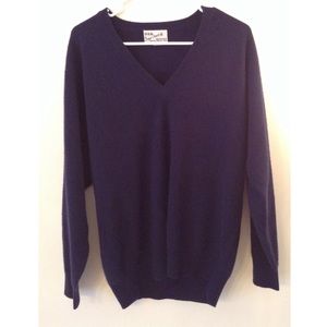 💯Vintage Sari Lang 100% Cashmere sweater